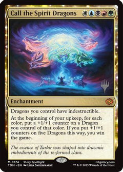 Call the Spirit Dragons [Tarkir: Dragonstorm Promos]-1