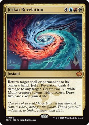 Jeskai Revelation (Promo Pack) [Tarkir: Dragonstorm Promos]-1