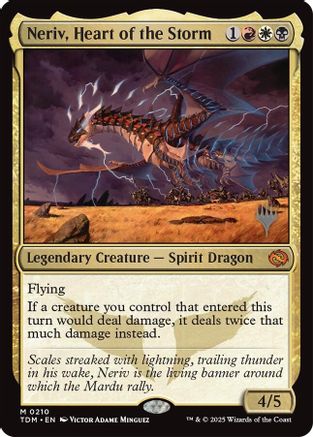 Neriv, Heart of the Storm [Tarkir: Dragonstorm Promos]-1