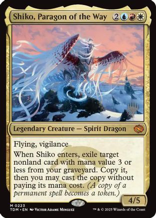 Shiko, Paragon of the Way [Tarkir: Dragonstorm Promos]-1