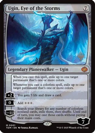 Ugin, Eye of the Storms (PPTDM-001) - Promo Pack: Tarkir: Dragonstorm-1