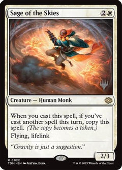 Sage of the Skies (Promo Pack) [Tarkir: Dragonstorm Promos]-1