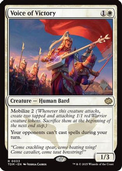 Voice of Victory (PPTDM-033) - Promo Pack: Tarkir: Dragonstorm-1