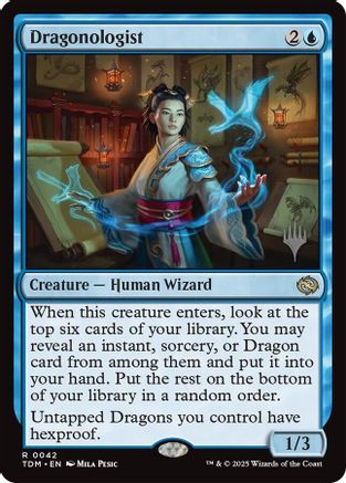 Dragonologist (Promo Pack) [Tarkir: Dragonstorm Promos]-1
