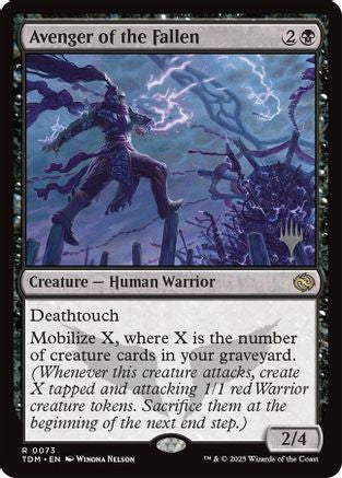 Avenger of the Fallen (Promo Pack) [Tarkir: Dragonstorm Promos]-1