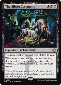 The Sibsig Ceremony (Promo Pack) [Tarkir: Dragonstorm Promos]-2