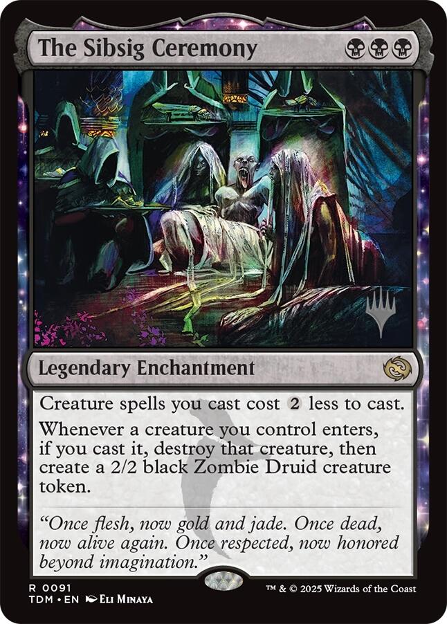 The Sibsig Ceremony (Promo Pack) [Tarkir: Dragonstorm Promos]-2