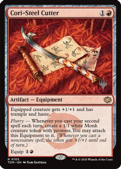 Cori-Steel Cutter [Tarkir: Dragonstorm Promos]-1