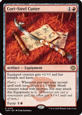 Cori-Steel Cutter [Tarkir: Dragonstorm Promos]-1