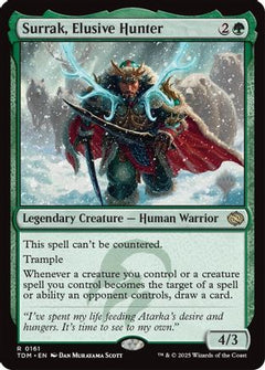Surrak, Elusive Hunter [Tarkir: Dragonstorm Promos]-1