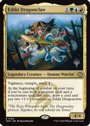 Eshki Dragonclaw (Promo Pack) [Tarkir: Dragonstorm Promos]-1