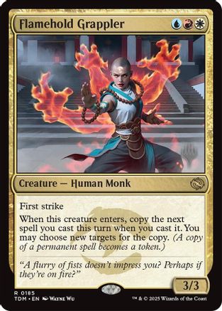Flamehold Grappler (Promo Pack) [Tarkir: Dragonstorm Promos]-1