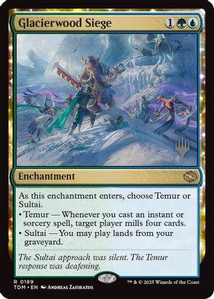 Glacierwood Siege [Tarkir: Dragonstorm Promos]-1