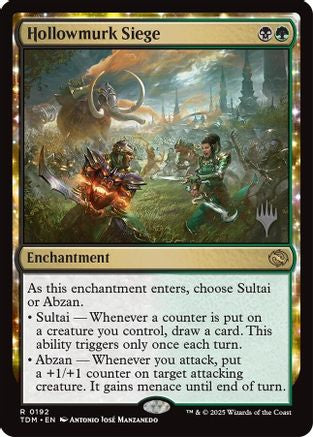 Hollowmurk Siege [Tarkir: Dragonstorm Promos]-1