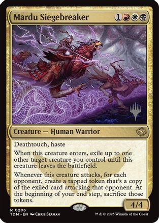 Mardu Siegebreaker (Promo Pack) [Tarkir: Dragonstorm Promos]-1