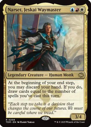 Narset, Jeskai Waymaster [Tarkir: Dragonstorm Promos]-1