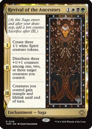 Revival of the Ancestors [Tarkir: Dragonstorm Promos]-1