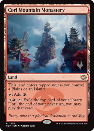 Cori Mountain Monastery (Promo Pack) [Tarkir: Dragonstorm Promos]-1