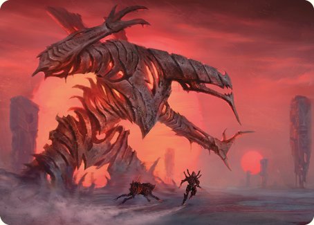 Red Sun's Zenith Art Card [Phyrexia: All Will Be One Art Series]-1