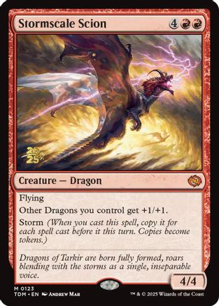 Stormscale Scion [Tarkir: Dragonstorm Prerelease Promos]-1