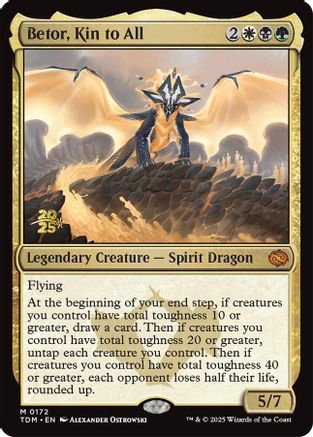 Betor, Kin to All [Tarkir: Dragonstorm Prerelease Promos]-1