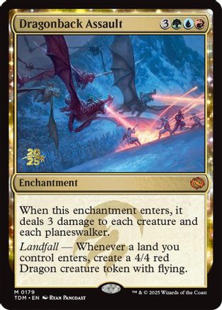 Dragonback Assault [Tarkir: Dragonstorm Prerelease Promos]-1