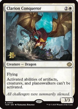 Clarion Conqueror [Tarkir: Dragonstorm Prerelease Promos]-1