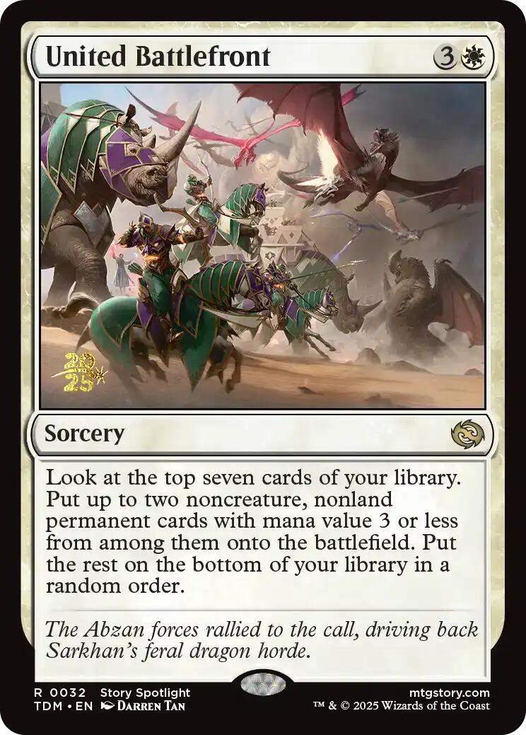 United Battlefront [Tarkir: Dragonstorm Prerelease Promos]-1