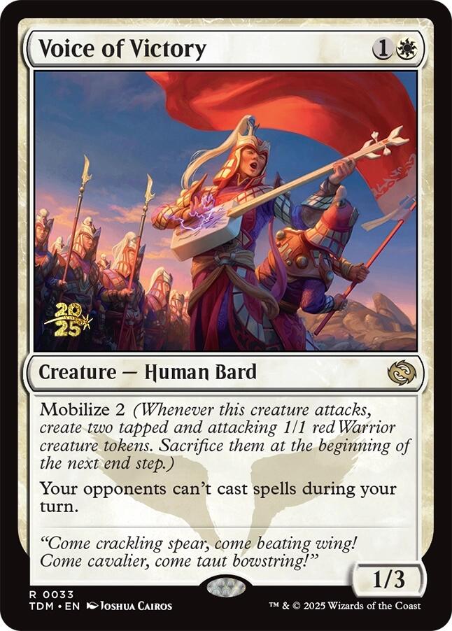 Voice of Victory [Tarkir: Dragonstorm Prerelease Promos]-1