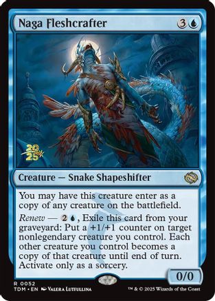 Naga Fleshcrafter [Tarkir: Dragonstorm Prerelease Promos]-1