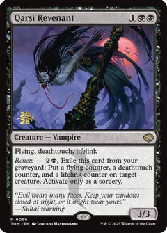 Qarsi Revenant [Tarkir: Dragonstorm Prerelease Promos]-1