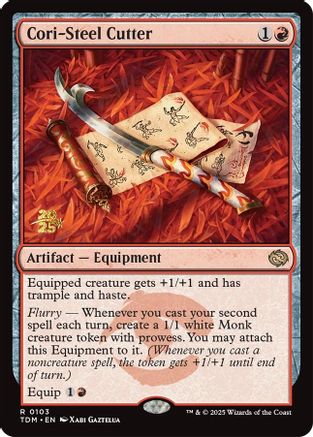 Cori-Steel Cutter [Tarkir: Dragonstorm Prerelease Promos]-1