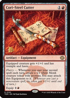 Cori-Steel Cutter [Tarkir: Dragonstorm Prerelease Promos]-1