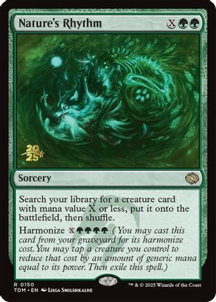Nature's Rhythm [Tarkir: Dragonstorm Prerelease Promos]-1