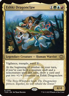 Eshki Dragonclaw [Tarkir: Dragonstorm Prerelease Promos]-1