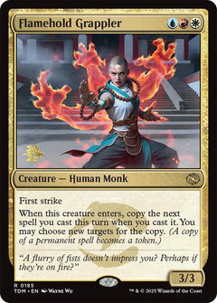 Flamehold Grappler [Tarkir: Dragonstorm Prerelease Promos]-1