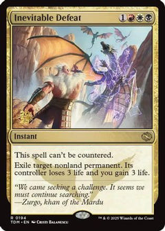 Inevitable Defeat [Tarkir: Dragonstorm Prerelease Promos]-1