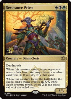 Severance Priest [Tarkir: Dragonstorm Prerelease Promos]-1