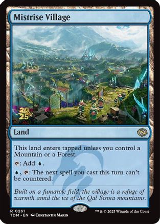 Mistrise Village [Tarkir: Dragonstorm Prerelease Promos]-1