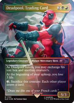 Deadpool, Trading Card (Rainbow Foil) [Secret Lair Drop Series]-1
