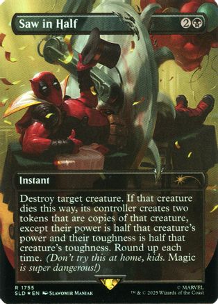 Saw in Half (Rainbow Foil) [Secret Lair Drop Series]-1