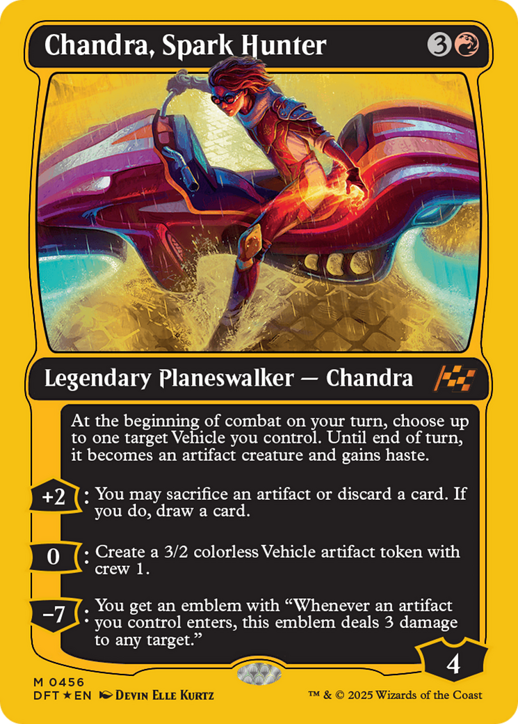 Chandra, Spark Hunter (First-Place Foil) [Aetherdrift]-1