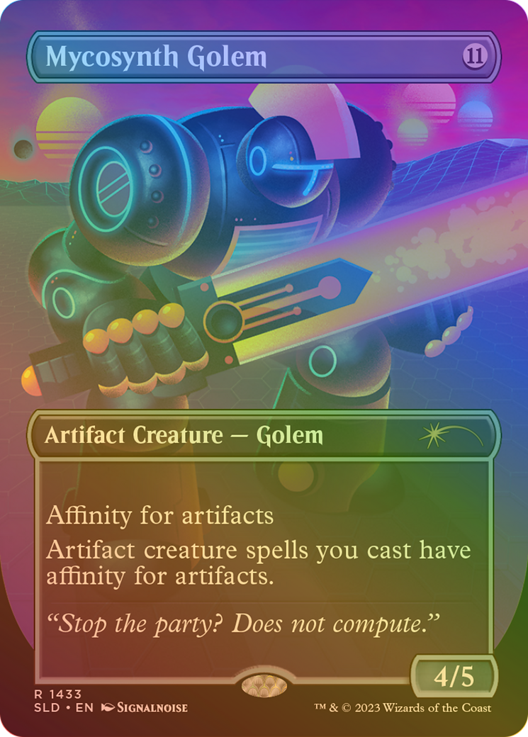 Mycosynth Golem (Rainbow Foil) [Secret Lair Drop Series]-1
