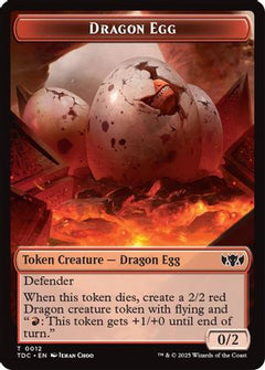 Dragon Egg // Dragon (0013) Double-Sided Token [Tarkir: Dragonstorm Commander Tokens]-3