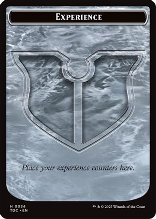 Experience // Treasure Double-Sided Token [Tarkir: Dragonstorm Commander Tokens]-4