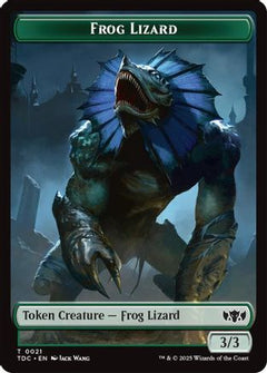 Frog Lizard // Dragon (0014) Double-Sided Token [Tarkir: Dragonstorm Commander Tokens]-3