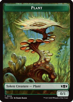Plant // Goat Double-Sided Token [Tarkir: Dragonstorm Commander Tokens]-3