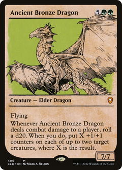 Ancient Bronze Dragon (Showcase) [Commander Legends: Battle for Baldur's Gate]-1