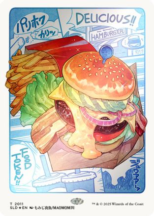 Food Token (2011) (Rainbow Foil) [Secret Lair Drop Series]-1