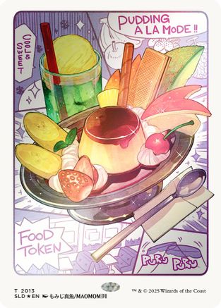 Food Token (2013) (Rainbow Foil) [Secret Lair Drop Series]